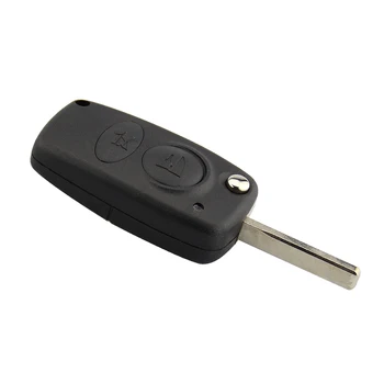 OkeyTech 2 Tlačítka Nový Styl Vzdálené Flip Skládací Auto Klíč Shell Pro Alfa FOB Náhradní Klíče od Auta Případě, SIP22 Uncut Prázdné Blade