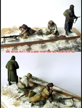 [tuskmodel] 1 35 scale resin model postavy soupravy sovětské partyzány