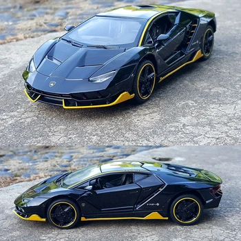 1:32 Simulace Lamborghini Centenario LP770-4 Odlitek Stupnice hračky, Modely Automobilů, Kovový Model, Zvuk A Světlo, Vytáhnout Zpět Hračky pro děti