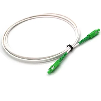 1,5 M Nové Příjezdu patch kabelů SC/APC-SC/APC SM G652D/G657A1/G657A2 SX Core 3.0 mm Mléčně Bílý LSZH Bunda Fiber Optic Patch Kabel
