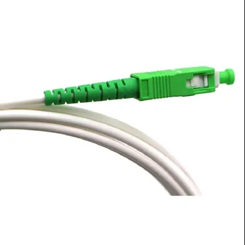 1,5 M Nové Příjezdu patch kabelů SC/APC-SC/APC SM G652D/G657A1/G657A2 SX Core 3.0 mm Mléčně Bílý LSZH Bunda Fiber Optic Patch Kabel