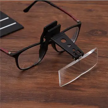 1.5 X, 2.5 X, 3X Trojan-horse-typ clip-brýle lupa pro experimentální kontrolní chirurgické opravy Zvětšovací Sklo