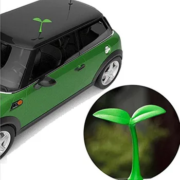 1 Ks Krásné kreativní 3D Auto střešní Trávy klíčky Auto samolepky stromek car styling