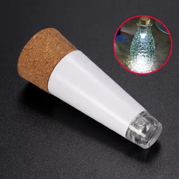 1 Ks LED USB Nabíjecí Lesklé Láhev s Korkovou Zátkou Szp Lampa Kreativní Romantické Korku Světla Slavnostní Atmosféru Světla