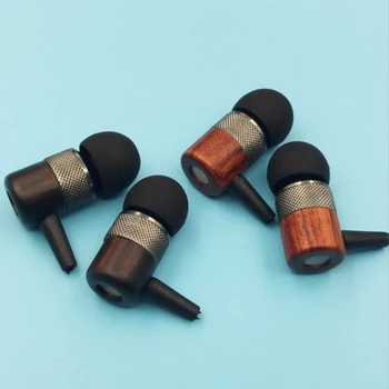 1 pár Sluchátka V DIY Shell Pouzdro Dřevěné Pouzdro pro 9.2 mm, Reproduktor hi-fi Sluchátka DIY