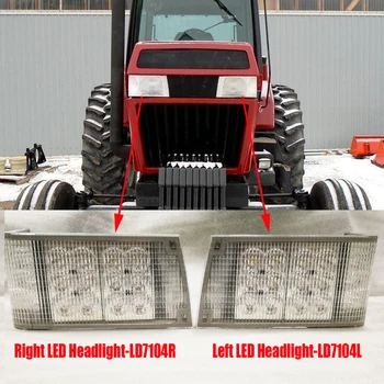 1 Pár Světlometů patří Levý Roh + Roh LED Světlomet Pro Case IH Magnum Traktory 7110,7120,7130,7140,7150