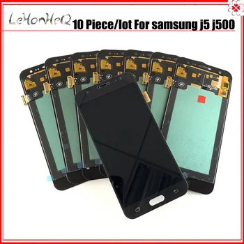 10 Ks/lot LCD Pro Samsung Galaxy J5 J500 Displej Dotykový Displej Digitizer Pro Samsung J3 2016 J320 Obrazovky Náhradní