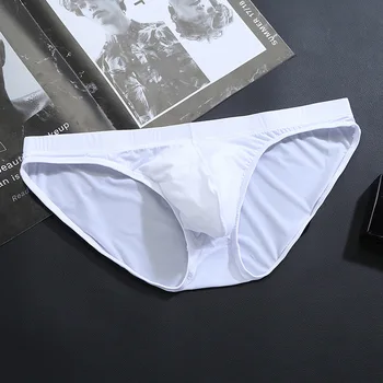 10 Ks/Lot Pánské Spodní Prádlo Kalhotky Ledu Průhledné Bezešvé Prodyšné Tenké Kalhotky Bikini Slip Sexy Spodní Prádlo Muži Gay Kalhotky
