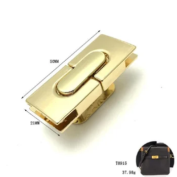 (10 ks / lot) zavazadla, kabelky, hardware, příslušenství, DIY kabelka opravy hardware metr tři-kus push lock
