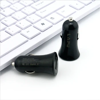 10 KS spoustu BM-8 Mini USB Nabíječka do Auta S LED Digitální Displej Zapalovač Auto-Nabíječka pro Xiaomi /Samsung / iphone/ Tablet