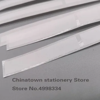 1000ks 10x55mm bílé prázdné nálepky, cenovky ručně vyrobené podpis stripe označení pro PVC karty