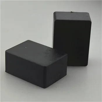 100ks hodně, malé plast abs materiál krytu elektrické skříně v černé barvě 36x26x16mm