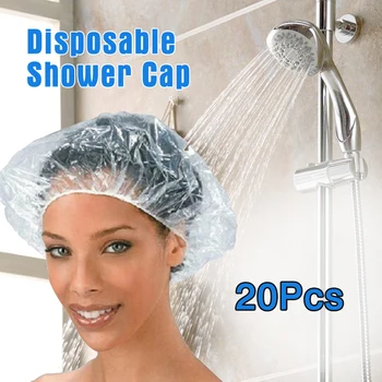100ks Jednorázové Klobouk Hotel One-Off Elastické Sprcha Koupací Čepice Jasné, Kadeřnictví Koupelna Produkty