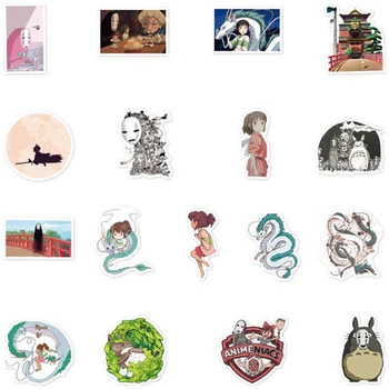 100ks Manga Miyazaki Hayao Klasické Anime Film, Samolepky, Hračky pro Děti, Mobilní Telefon, Notebook, Zavazadla Skateboard Art Obtisk Samolepky