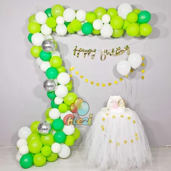 100pcs Balónky, Věnec Arch Kit Řetězce ballon Svatby, narozeninové party dekorace Latex balloon Set Děti, Party Laskavosti Miminko