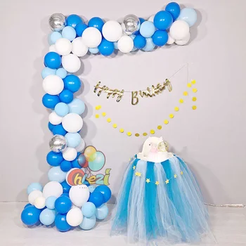 100pcs Balónky, Věnec Arch Kit Řetězce ballon Svatby, narozeninové party dekorace Latex balloon Set Děti, Party Laskavosti Miminko
