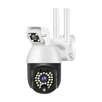 1080P Wi-fi IP Kamera Venkovní Bezdrátové Wi-fi Smart Security Fotoaparát, Dual Objektiv CCTV 29 LED pro Noční Vidění 50M 360 Rotační Action Cam