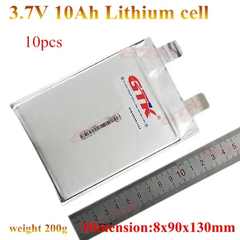 10ks 3.7 v 10Ah 10000mAh Lithium li-polymerová baterie 30A lithium polymer baterie pro diy baterie e-bike + doprava Zdarma
