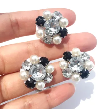 10ks Crystal Flower Patch ,Diamantové Korálky Patch,Šití na látkové Aplikace,Vyšívané Patch pro Oděvní RP156