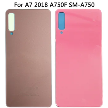 10KS Pro Samsung Galaxy A7 2018 A750F SM-A750 Zadní Zadní Kryt Skleněné Dveře Pouzdro Náhradní Panel, Nový A750 Kryt Baterie