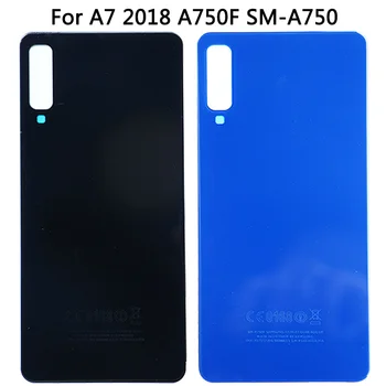 10KS Pro Samsung Galaxy A7 2018 A750F SM-A750 Zadní Zadní Kryt Skleněné Dveře Pouzdro Náhradní Panel, Nový A750 Kryt Baterie