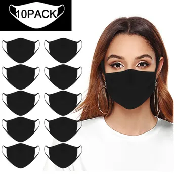 10ks Zdraví jízda na Kole Bavlna Prát Opakovaně Tvář Ústa Masky 3D Hadřík Proti prachu Bezpečnost Módní Návrhář Ženy Muži Ústa Masky