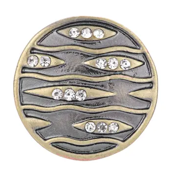 10pcs/lot Smíšené Hvězda Moon 18mm Kamínky crystal snap tlačítka s mědí tlačítko pro náramky a náhrdelník šperky Vn-2021*10