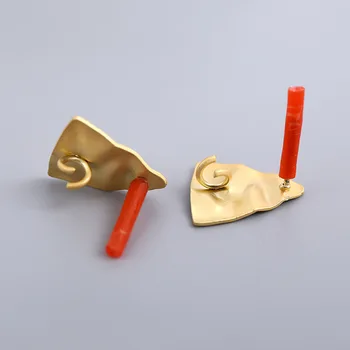 10pcs/set Náušnice Konektory Handmae Trojúhelník Náušnice Nastavení pro DIY Šperky Zjištění