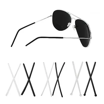 10pieces(5pairs)Brýlí měkké silikonové Chrám Tipy Pro Kovové Chrámu Brýle Sluneční Chrám Tipy Čepice volný styl