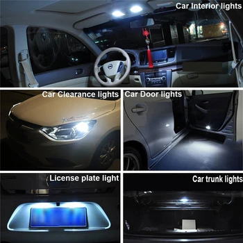 10x LED T10 Canbus Auto Klín Vnitřní Dome Čtení Světla Pro Toyota Corolla Yaris Avensis Rav4 Camry Yaris Hilux Prius Verso Chr