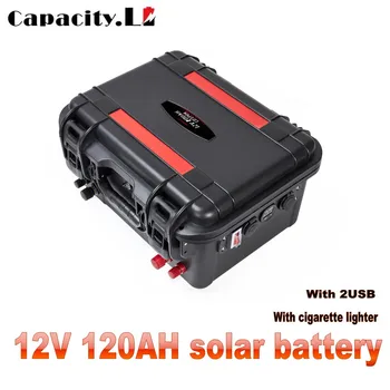 12V 120AH LIFEPO4 battery pack RV solární, Mořské a variabilní frekvence vysokozdvižný vozík, lithium železo fosfátu baterie, venkovní