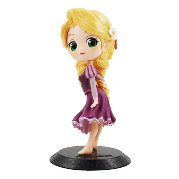 13,5 cm Q Posket Zamotaný Rapunzel PVC Obrázek Model Hračka Princezna Panenka Dárek pro Dívky