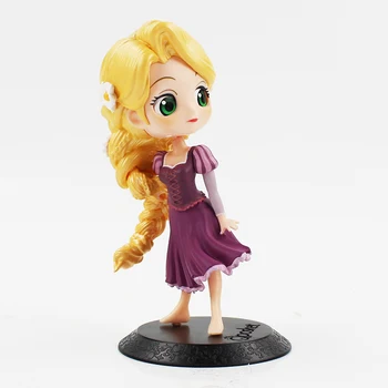 13,5 cm Q Posket Zamotaný Rapunzel PVC Obrázek Model Hračka Princezna Panenka Dárek pro Dívky
