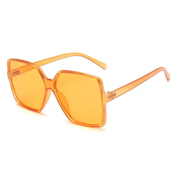 14 Barev Vintage Velké Čočky Náměstí sluneční Brýle, Ženy, Muži, Luxusní Značky, Brýle Nadrozměrné Sluneční Brýle Ženské Odstíny Coulos Anti-UV