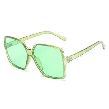 14 Barev Vintage Velké Čočky Náměstí sluneční Brýle, Ženy, Muži, Luxusní Značky, Brýle Nadrozměrné Sluneční Brýle Ženské Odstíny Coulos Anti-UV