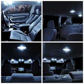 15pcs Bílé LED Žárovky Interiéru Balíček, Sada Pro Chevrolet Chevrolet Camaro 2012 2013 osvětlení spz Chevrolet-B-11