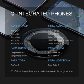 15W Qi Bezdrátová Nabíječka Pro iPhone 11 Pro Xs Max X 8 Indukční Rychlé Bezdrátové Nabíjení Pad pro Samsung S10 S9 Huawei P30 Xiaomi 9