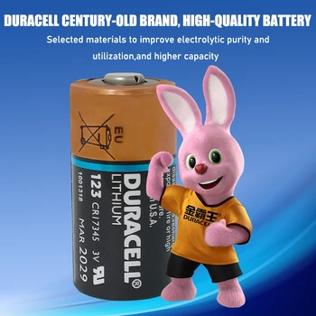 16pcs NOVÉ Originální Duracell Lithiové baterie 3v 1550mah CR123 CR 123A CR17345 16340 cr123a suché primární baterie pro kamery metr