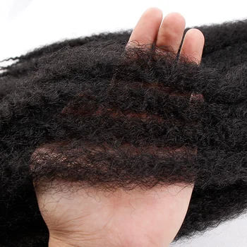 18inch Syntetické Marley Háčkování Copánky Vlasy Afro Perverzní Pletení Vlasy Čistá/Ombre Barva Marley Háčkování Copánky, Prodlužování Vlasů