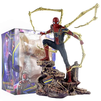 19-27cm Marvel Avengers Infinity War Iron Spider-Man Návrat domů, Spiderman, Ironman Mark XLVII XLII PVC Obrázek Toy Collection