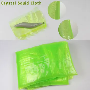 1ba 1MX1.2M DIY Mesh Tkanina NOVÝ Crystal Blikající Holo Pro Squid Jig Pearl Zelená Růžová Modrá Žlutá Modrá Barva
