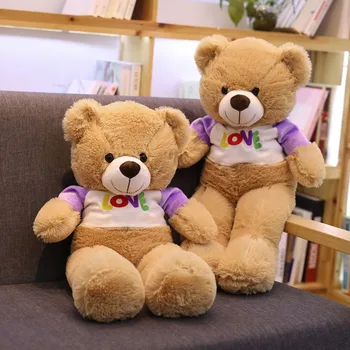 1ks 70cm Kreativní Láska Teddy Bear Vycpaná Zvířata, Plyšové Hračky pro Děti, Děti, Panenky Kawaii Valentine Dárek pro Dívky domova