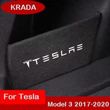 1KS Kufru Boot Ozvučnice Pro Tesla Model 3 Auto Zadní Kufr Zavazadel Straně Ozvučnice Skladování Desky Tvar Šindel Auto příslušenství
