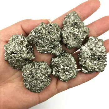 1ks Přírodní Železa Pyrit Clusteru Crystal Kámen Hrubý Displej Exemplář Minerály, Přírodními Kameny a Minerály
