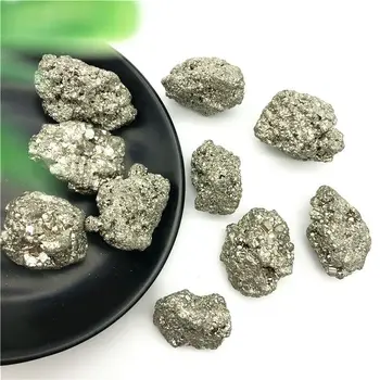 1ks Přírodní Železa Pyrit Clusteru Crystal Kámen Hrubý Displej Exemplář Minerály, Přírodními Kameny a Minerály