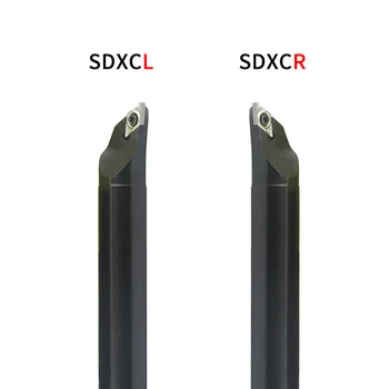 1KS S08K-SDXCR07 S16Q-SDXCR07 S25S-SDXCR11 Vnitřní Soustružení Nástroj Držitele DCMT Karbid Vloží Soustruh Bar CNC Řezací Nástroje Sada