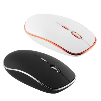 2.4 G Bezdrátová Počítačová Myš Slim Silent s Nano Přijímač,1800DPI Nastavitelná optická Myš Silent Klikněte pro PC Laptop