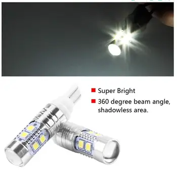 2 ks T10 12 V-24 V 50 W 6000 K 700LM de Alta Potencia Brilhante LED Lampadas Posicao Výprodej Světlomet Jízdy, denní Světlo