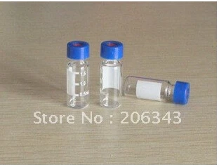2 ML sklo laboratorní láhev s šroubovacím uzávěrem ,PTFE+SILIKON septa lze použít pro vzorek láhev a láhev test