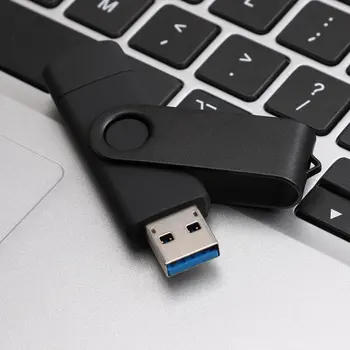 2 v 1 OTG USB Flash Disk 256GB USB 3.0 Ukládání Paměti U Disk Candy Barva paměťové karty